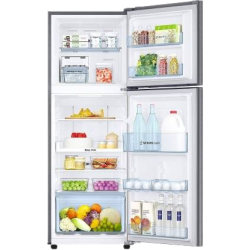 SAMSUNG 234 L Frost Free Double Door 2 Star Convertible Refrigerator | RT28A3722S8/HL | Elegant Inox