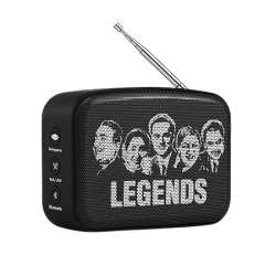 Saregama Carvaan Mini | Hindi | 2.0 Music Player Bluetooth | FM | AM | AUX | Moonlight Black