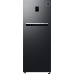 Samsung Frost Free Double Door Refrigerator | 385 L | 3 Star | Optimal Fresh Digital Inverter with Display | Luxe Black | RT42C553EBX/HL