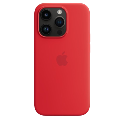 Apple iPhone 14 Pro Silicone Case with MagSafe | Red