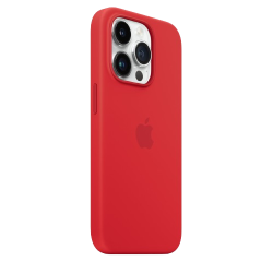 Apple iPhone 14 Pro Silicone Case with MagSafe | Red