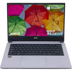 Acer  Thin and Light Laptop | Z2-493 | Ryzen 3 Dual Core 3250U | 8 GB/256 GB SSD/Windows 11 Home | 14 inch | Rose Gold