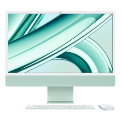 Apple | iMac Retina 4.5K Display M3 Chip With 8 Core CPU and 8 Core GPU Mac OS | MQRA3HN/A | 8GB RAM/ 256GB SSD | Green