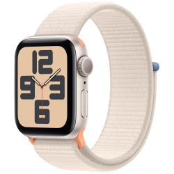 Apple Watch SE GPS 40 mm | 2nd Gen | Starlight Aluminium Case | Starlight Sport Loop