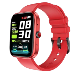 Fire-Boltt Jaguar Smart Watch | 1.83 inch | HD Display |  Advanced Bluetooth Calling |  27 Sports Modes | RED | BSW068