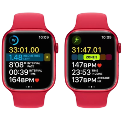 Apple Watch Series 8 | GPS | Cellular | Touchscreen | Red Strap | MNKA3HN/A