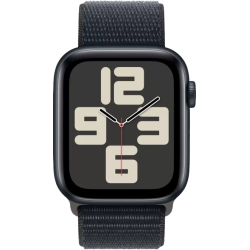 Apple Watch SE 2nd Gen | GPS 44 mm | Midnight Aluminium Case | Midnight Strap | MREA3HN/A