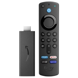 Fire TV Stick 3rd Gen with Alexa Voice Remote | includes TV controls | Stream HD Quality Video with Dolby Atoms Audio