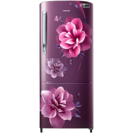 SAMSUNG Direct Cool Single Door Refrigerator | 183 L | 3 Star | Camellia Purple | RR20C2723CR/NL