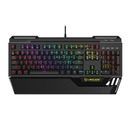 LAPCARE Champ Wired Gaming Keyboard | Spillproof | Black | LGK-108