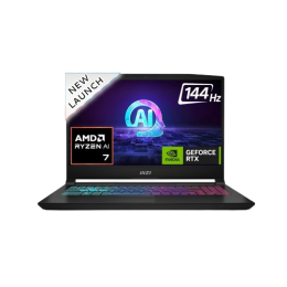 MSI Katana A15 Ai Gaming Laptop | AMD Ryzen 7 8845Hs | 16GB | 512GB SSD | Nvidia Geforce RTX 4050 6Gb | Black | B8VE-418IN