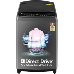 LG Top Load Washing Machine | AI Direct Drive In built Heater | 9 Kg | Middle Black | THD09SPM ABMQEIL