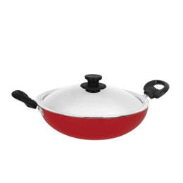 Pigeon Storm Aluminium Kadai | 200 IB | Red | SAP-14041