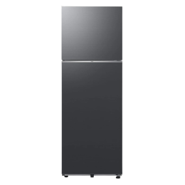 Samsung Double Door Refrigerator | 350 L | Black Matt | RT38DG5A4DB1HL