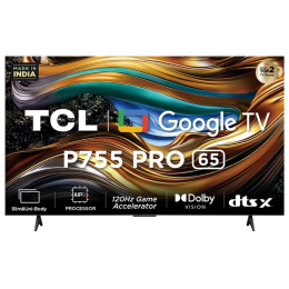 TCL P755 Pro 4K QLED Google TV | Dolby Atmos | 165 cm (65 inch) 65P755