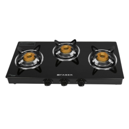 Faber Power Glass Cooktop | 3 Burner | 3BB BK