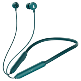 boAt Rockerz 195 Pro | Bluetooth Neckband | 20 Hours Playtime | ASAP Charge | Midnight Cyan