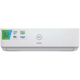 Godrej 1.5 Ton 3 Star Inverter Split AC | 5 in 1 Convertible Cooling | White | SIC 18DTC3 GWA AL