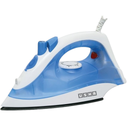 USHA Steam Iron | 1300 W | White and Blue | SI 3713