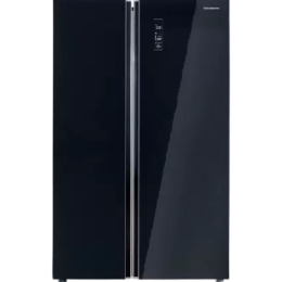 Kelvinator | KRS-B600BKG |584 L | Frost Free Side by Side Refrigerator | MIRROR BLACK