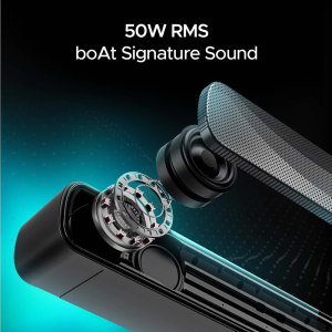 boAt Aavante Bar | Bluetooth Soundbar | 50 W | Master Remote Control | Premium Black |  A1040