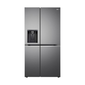 LG Side by Side Refrigerator | Frost Free | 3 Star | 630L | Water & Ice Dispenser | Shiny Steel | GL-L257CPZ3 DPZZEBN SBS