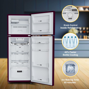 Whirlpool Frost Free Double Door | 235 L | 2 Star Refrigerator | Wine Palm | NEO 278LH PRM