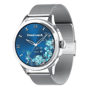 Fastrack Noir Pro BT Calling Women Smartwatch | Silver