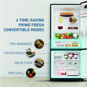 Panasonic Smart Inverter Frost-Free Double Door Bottom Mount Refrigerator | 401 L | 2 Star | NR-BK468BQKN