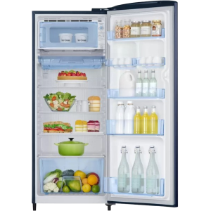 Samsung Direct Cool Single Door Refrigerator | 223 L | 3 Star | Camellia Blue | RR24C2723CU/NL