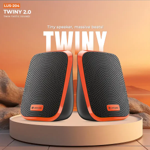 Lapcare Twiny 2 Computer Speaker | Orange | LUS-204