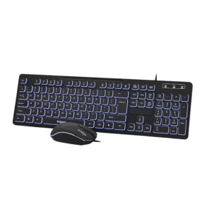 FINGERS Magnifico Duo Keyboard Mouse Combo | Jet Black