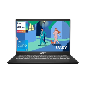 MSI Modern 14 Business Laptop |  Intel Core i5 12th Gen 1235U | 16 GB | 512 GB SSD | Classic Black | C12MO-1212IN