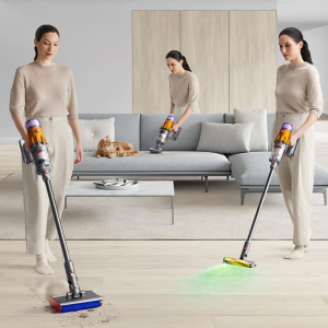 Dyson V12S Detect Slim Submarine Wet And Dry Vacuum Cleaner | Yellow & Nickel