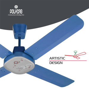 Polycab Eliana Ceiling Fan | 1200 mm | Indigo Blue