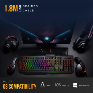 Lapcare Champ RGB Gaming Keyboard | Multi Key Anti ghosting | LGK-102