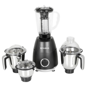 Faber Crown 800 W Mixer Grinder | Black |  4J Nero