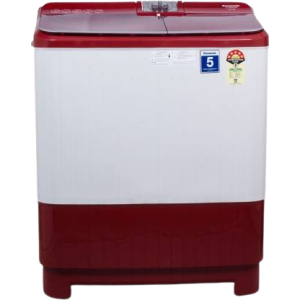 Panasonic Semi Automatic Top Load Washing Machine | 8.5 kg | Red & White | NA W85B5RRB