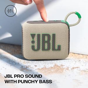 JBL Go 4 Wireless Ultra Portable Bluetooth Speaker | Water & Dust Proof | Sand