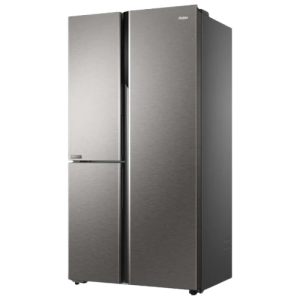 Haier Convertible Side by Side Refrigerator | 598L | 3 Door | 3 Star | Inox Steel | HRT-683ISU1