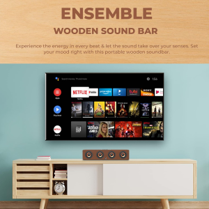 iGear Ensemble Wooden Portable Soundbar | 20 W | Brown