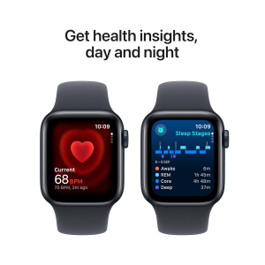 Apple Watch SE | GPS | 40mm | M/L | Midnight Aluminium Case with Midnight Sport Band | MXE93HN/A