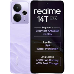 Realme 14T 5G | 8GB | 128GB | Lightning Purple