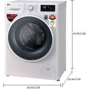 LG 6.5 kg 5 Star Fully Automatic Front Load with In-built Heater-FHT1265ZNW.ABWQEIL | White