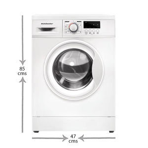 Kelvinator 6 kg Front Loading Fully Automatic Washing Machine-KWF-A600CW | White