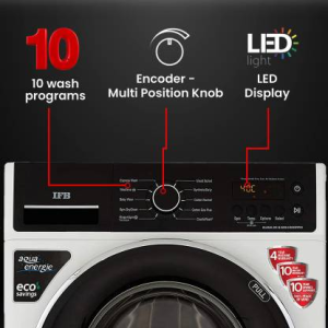 IFB 6.5 Kg 5 Star Fully Automatic Front Load Washing Machine-Elena ZX | White