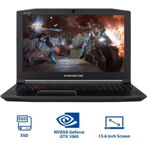 Acer Predator Helios 300 Gaming Laptop | Core i7 | 8th Gen | 16 GB | 128 GB SSD | 6 GB Graphics |15.6 inch | Shale Black | PH315-51-73BH