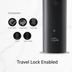 Xiaomi Trimmer 2 with Type-C Fast Charging Waterproof Cordless  | Black