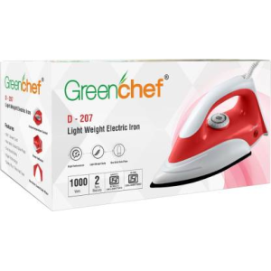 Greenchef D-207 1000 W Dry Iron | Red