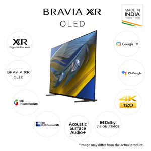 Sony Bravia XR-55 inches | 4K Ultra HD Smart OLED Google TV XR-55A80J | Black